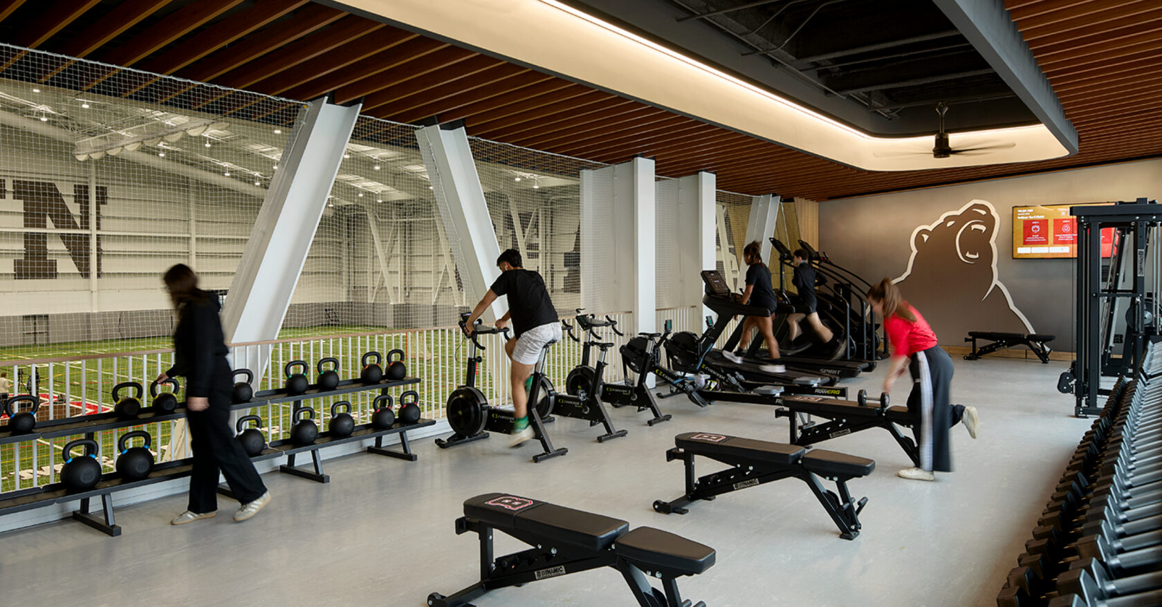 Brown Indoor practice facility