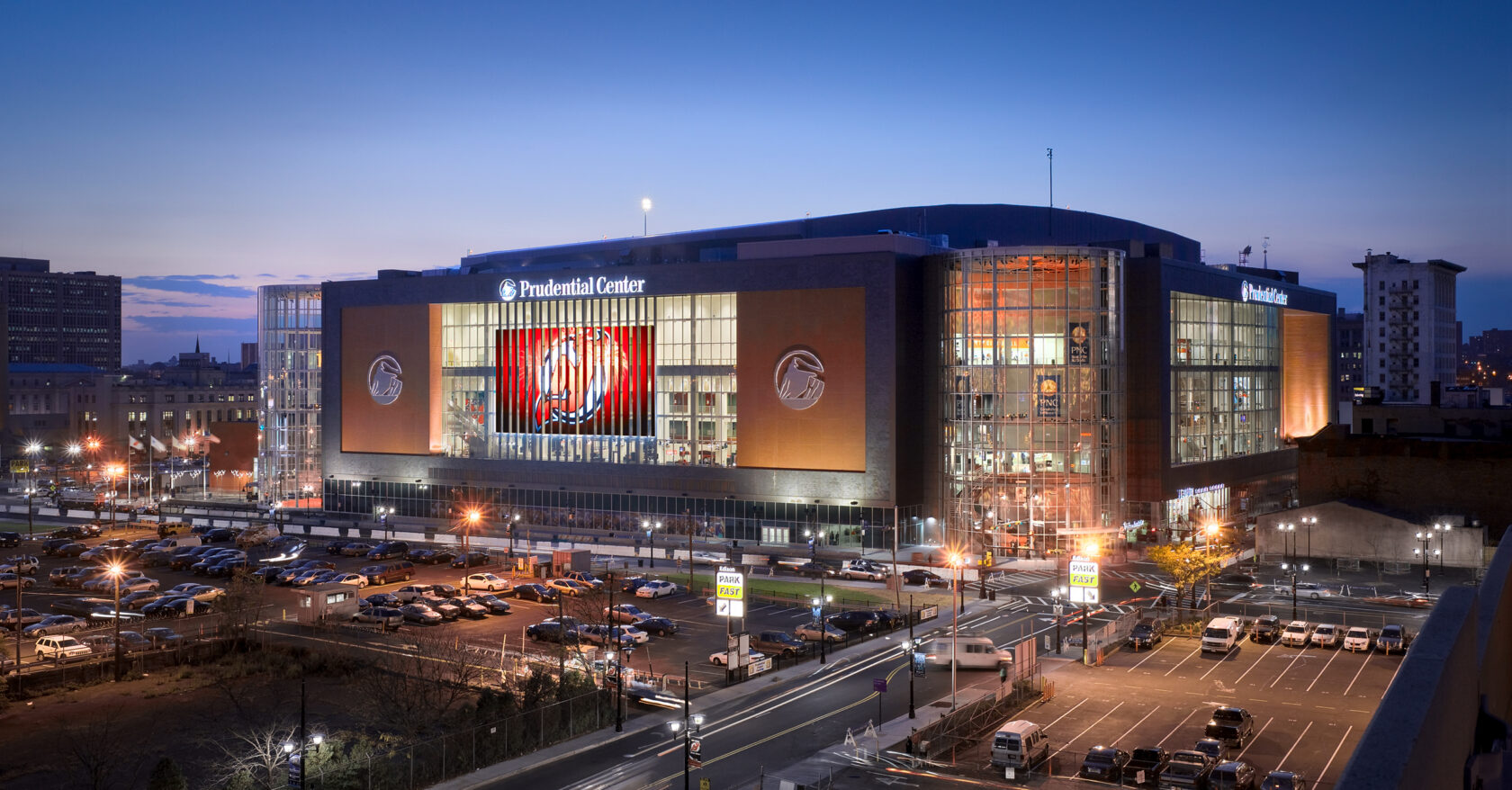 Prudential Center Arena exterior