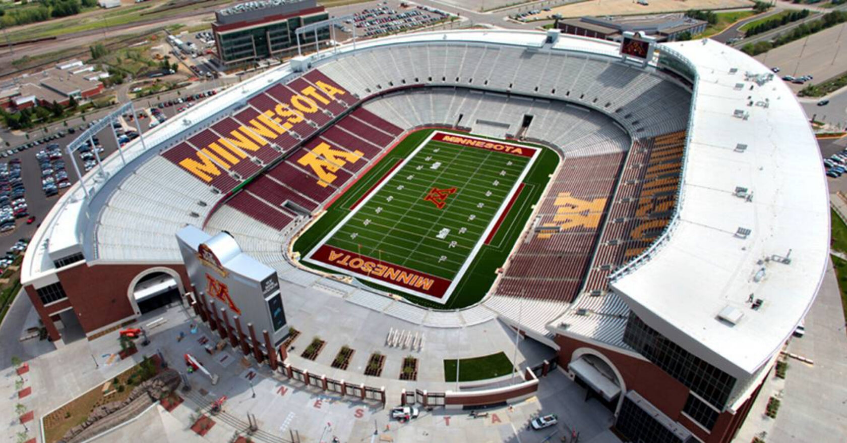 Huntington Bank Stadium exterior